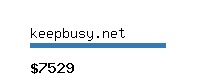 keepbusy.net Website value calculator