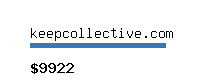 keepcollective.com Website value calculator
