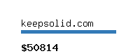 keepsolid.com Website value calculator