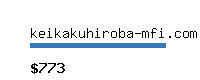 keikakuhiroba-mfi.com Website value calculator