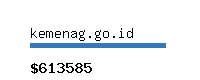 kemenag.go.id Website value calculator