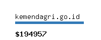 kemendagri.go.id Website value calculator