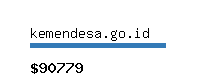 kemendesa.go.id Website value calculator