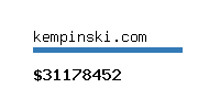 kempinski.com Website value calculator
