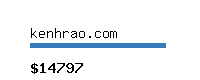 kenhrao.com Website value calculator