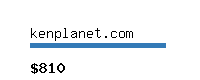 kenplanet.com Website value calculator