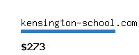 kensington-school.com Website value calculator