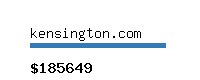 kensington.com Website value calculator