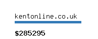 kentonline.co.uk Website value calculator