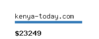 kenya-today.com Website value calculator