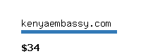 kenyaembassy.com Website value calculator