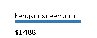kenyancareer.com Website value calculator