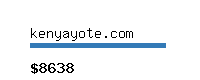 kenyayote.com Website value calculator