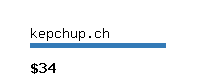 kepchup.ch Website value calculator