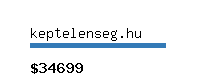 keptelenseg.hu Website value calculator
