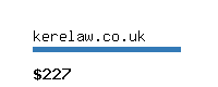 kerelaw.co.uk Website value calculator