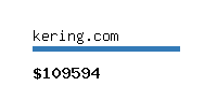 kering.com Website value calculator
