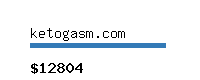 ketogasm.com Website value calculator