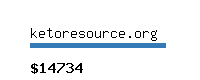 ketoresource.org Website value calculator