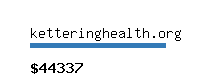 ketteringhealth.org Website value calculator