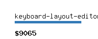 keyboard-layout-editor.com Website value calculator