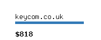 keycom.co.uk Website value calculator