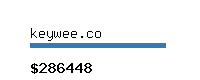 keywee.co Website value calculator