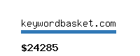 keywordbasket.com Website value calculator