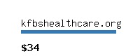 kfbshealthcare.org Website value calculator