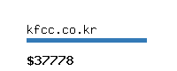 kfcc.co.kr Website value calculator