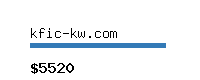 kfic-kw.com Website value calculator