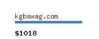 kgbswag.com Website value calculator