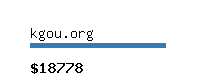 kgou.org Website value calculator