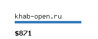 khab-open.ru Website value calculator