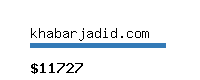 khabarjadid.com Website value calculator