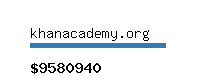 khanacademy.org Website value calculator