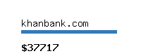 khanbank.com Website value calculator