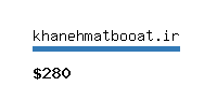 khanehmatbooat.ir Website value calculator