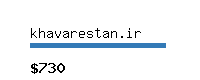 khavarestan.ir Website value calculator