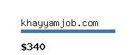 khayyamjob.com Website value calculator