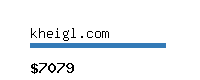 kheigl.com Website value calculator