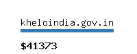 kheloindia.gov.in Website value calculator