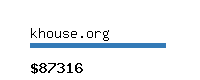 khouse.org Website value calculator