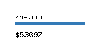 khs.com Website value calculator