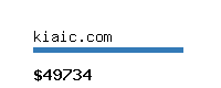 kiaic.com Website value calculator