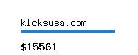 kicksusa.com Website value calculator