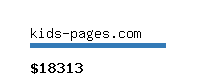 kids-pages.com Website value calculator
