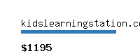 kidslearningstation.com Website value calculator