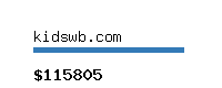 kidswb.com Website value calculator