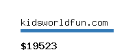 kidsworldfun.com Website value calculator